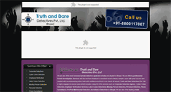 Desktop Screenshot of privatedetectivebhopal.com