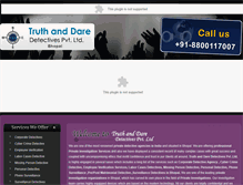 Tablet Screenshot of privatedetectivebhopal.com